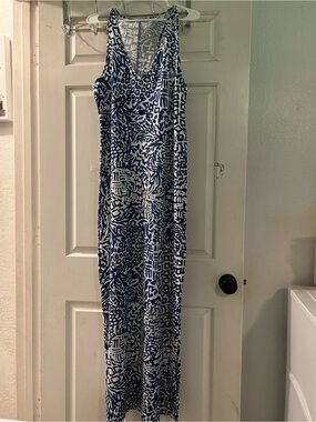 beccalyn halter maxi dress Womens Dresses Lilly Pulitzer Beccalyn Silk Blend Halter Maxi Dress in Roxie Pink Anniversary Silk Clip, Size M